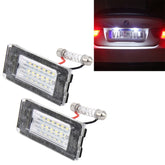 2 PCS License Plate Light with 18 SMD-3528 Lamps for BMW MINI R56,2W 120LM,6000K, DC12V (White Light), For BMW MINI R56