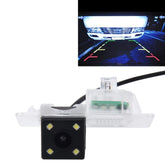 656x492 Effective Pixel NTSC 60HZ CMOS II Waterproof Car Rear View Backup Camera With 4 LED Lamps for BMW 2014-2016 Version 2 Series/3 Series/5 Series/X1/X3/X4/X5/X6, For BMW 2 Series 2014-2016 Version