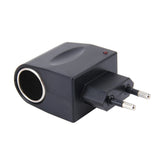6W Vehicle Power Inverters 220V AC/DC to 12V DC with Car Cigarette Lighter Socket Adapter Converter Vehicle Amplifier Power Output: DC 12V 500mA(EU Plug), 12V 500mA(EU Plug)