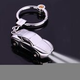 Metal Car Shape Decorative Keychain Holder(Random Color Delivery), Metal Car Shape
