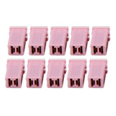 10 PCS Vehicle Car Plastic Shell Straight Female Terminal Push in Blade Cartridge PAL Fuse 30Amp 32V, 30Amp 32V