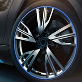 Universal Decorative Scratchproof Stickup 8M Flexible Car Wheel Hub TRIM Mouldings Shining Decoration Strip, 8m, 8m Shining