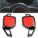 Car Modification Aluminum Paddle Shift Extensions for Audi A1-A7 / Q5 Steering Wheel Gear Shifters, For Audi A1-A7 / Q5