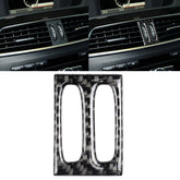 Car Carbon Fiber Intermediate Air Outlet Panel Decorative Sticker for Mercedes-Benz W204 2011-2013, Intermediate Air Outlet