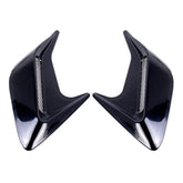 2PCS Plastic Decorative Air Flow Intake Turbo Bonnet Hood Side Vent Grille Cover With Self-adhesive Sticker