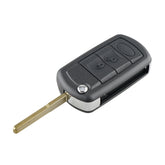For Landrover Range Rover Sport 2006-2011 / Range Rover 2006~2009 / Discovery 3 2005~2009 Car Keys Replacement 3 Buttons Car Key Case with Foldable Key Blade, For Landrover Range Rover