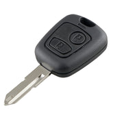 For PEUGEOT 206 2 Buttons Intelligent Remote Control Car Key with Integrated Chip & Battery, Frequency: 433MHz, For PEUGEOT 206