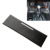Car Carbon Fiber Cigarette Lighter Panel Frame Decorative Sticker for Volkswagen Touareg, Cigarette Lighter Panel