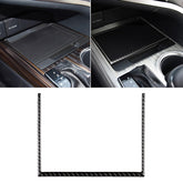 Car Carbon Fiber Storage Box U Shape Frame Decorative Sticker for Toyota Eighth Generation Camry 2018-2019, Storage Box U Shape Frame