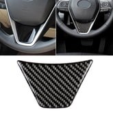 Car Carbon Fiber Steering Wheel Decorative Sticker for Toyota Eighth Generation Camry 2018-2019, Steering Wheel