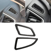 Car Carbon Fiber Left Drive Instrument Air Outlet Decorative Sticker for Honda Tenth Generation Civic 2016-2019, Instrument Air Outlet