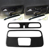 2 in 1 Car Carbon Fiber Dome Light Panel Decorative Sticker for Chevrolet Camaro 2016, Dome Light Panel