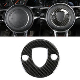 Carbon Fiber Car Steering Wheel Decorative Sticker for Porsche Macan, Steering Wheel