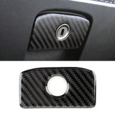 Carbon Fiber Car Storage Box Decorative Sticker for Jaguar F-PACE, Storage Box