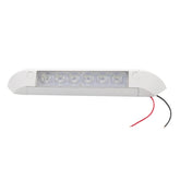 DC 12V 2.6W 6000K IP67 Marine RV Waterproof LED Stair Deck Dome Light Ceiling Lamp, Aluminum Alloy Base, Aluminum Alloy Base