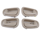 4 PCS Car Inner Door Handles 69205-02050 / 69206-02050 for Toyota Corolla 1998-2002, For Toyota Corolla