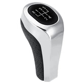 Car 5-speed Matte Silver Gear Shift Lever Knob for BMW, 5-speed Matte Silver