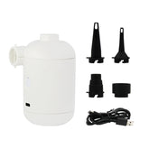 HT-426 USB Electric Air Pump for Rubber Boat Inflatable Bed, HT-426 (White), HT-426 (Blue)
