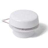 Mushroom Shape 12V White Volt RV Roof Mute Air Vent Fan Camper Travel Trailer, A0673