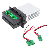 Car Heater Blower Fan Resistor + Connector / Wire 6441.L2 7701207718 for Citroen / Peugeot / Renault, A0424