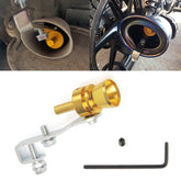 Universal Aluminum Turbo Sound Exhaust Muffler Pipe Whistle Car / Motorcycle Simulator Whistler, Size: M, Outside Diameter: 23mm, Size: M (Gold), Size: M (Blue), Size: M (Red), Size: M (Silver), Size: M (Black)