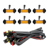For Toyota Tacoma TRD 2016-2019 6 in 1 Car LED Front Grille Warning Lights, Daytime Running Lights & Wide Lights, 6 in 1
