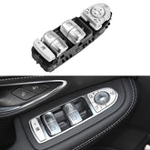 Car Auto Electronic Window Master Control Switch Button for Mercedes-Benz C Class W205 2015-2021, For Mercedes-Benz C Class (Black), For Mercedes-Benz C Class (Beige), For Mercedes-Benz C Class (Brown)