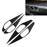 4 PCS Car Carbon Fiber Door Inner Handle Panel Decorative Sticker for Infiniti Q50 2014-2020, Door Inner Handle Panel (B)