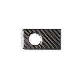 Car Carbon Fiber Front Passenger Seat Storage Box Decorative Sticker for Infiniti Q50 / Q60 2014-2020, Left Drive, Front Passenger Seat Storage Box