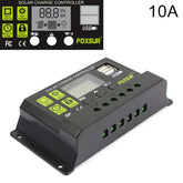 FOXSUR 10A Solar Charge Controller 12V / 24V Automatic Identification Controller, 10A