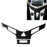 Car Carbon Fiber Air Conditioning Panel Decorative Sticker for Chevrolet Cruze 2009-2015, Left and Right Drive Universal, Air Conditioning