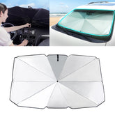 Car Retractable Sunshade Sunscreen Heat Insulation Front Windshield Sunshade, Large Size, Large Size