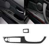 2 in 1 Carbon Fiber Car Right Driving Lifting Panel Decorative Sticker for BMW E92 2005-2012, For BMW