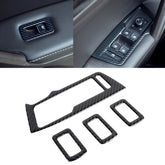 Car Carbon Fiber Window Glass Lifter Panel Decorative Sticker for Volkswagen Tiguan L 2019-2021, Window Glass Lifter