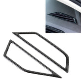 Car Carbon Fiber Dashboard Air Outlet Frame Decorative Sticker for Volkswagen Tiguan L 2019-2021, Dashboard Air Outlet