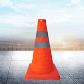 Lift Road Safety Road Cones with Warning Light Height: 30cm, Height: 30cm