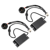 2 PCS 1156 / BAU15S DC12V 50W 6 Ohms Turn Signal / Reversing Light / Brake Light Split Dual Resistance Decoder, 1156 / BAU15S
