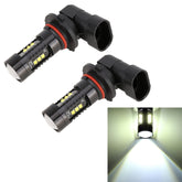 2 PCS 9005 / 9006 DC12V 4.3W 6000K 500LM Car Fog Lights with 12LEDs SMD-2525, 9005 / 9006