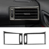 Car Carbon Fiber Left and Rght Air Outlet Decorative Sticker for Lexus IS250 2013-, Left Drive, Left and Rght Air Outlet