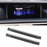 Car Carbon Fiber Navigation Decorative Sticker for Lexus IS250 2013-, Left Drive, Navigation