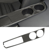 Car Carbon Fiber Water Cup Holder Panel Decorative Sticker for Lexus IS250 2013-, Left Drive, Water Cup Holder