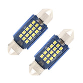 2pcs 36mm DC12-24V / 1W / 6000K / 60LM 15LEDs SMD Car Reading Lamp Dome Light, 36mm