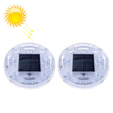 2 PCS Solar LED Flashing Light Car Rear-end Collision Warning Lights, Strong Magnetic Constantly Bright Version, 2 PCS Constantly Bright Version