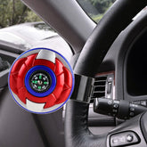 Car Universal Steering Wheel Spinner Knob Auxiliary Booster Aid Control Handle with Compass