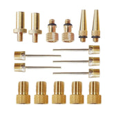 16 in 1 B Inflator Adapter French Mouth / US Mouth / UK Mouth Inflation Needle Adapter, 16 in 1 B