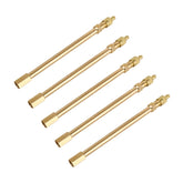 5 PCS Car Tires Valve Inflatable Extension Tube, Length: 120mm, 120mm, Pure Copper