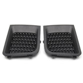 2 PCS Car Left + Right Front Bumper Lower Grille Bezel Cover for Jeep Renegade, Left + Right
