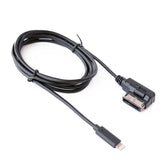 Car AMI AUX 8Pin Interface Audio Cable Wiring Harness for Mercedes-Benz, For Mercedes-Benz(8Pin)