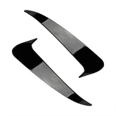 Car Rear Bumper Air Outlet Wind Knife Blade Decoration Sticker Strip for Mercedes-Benz C Class W205, Rear Wind Knife For Mercedes-Benz C Class(Black), Rear Wind Knife For Mercedes-Benz C Class(Carbon Fiber Black)