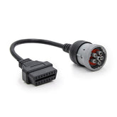 J1708 6Pin to OBD2 16Pin Female Car Diagnostic Adapter Cable, 6Pin to OBD2